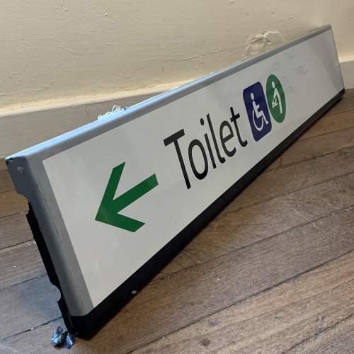 Railway Enamel Toilet Sign image-1