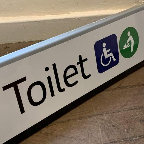 Railway Enamel Toilet Sign image-3