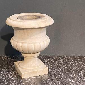 Baluster Shaped Marble Table Urn