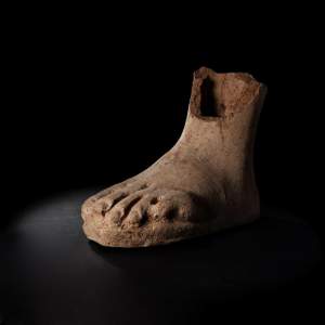Ertruscan Terracotta Foot Circa 3rd-2nd Century B.C.