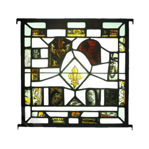 Medieval Stained Glass Panel