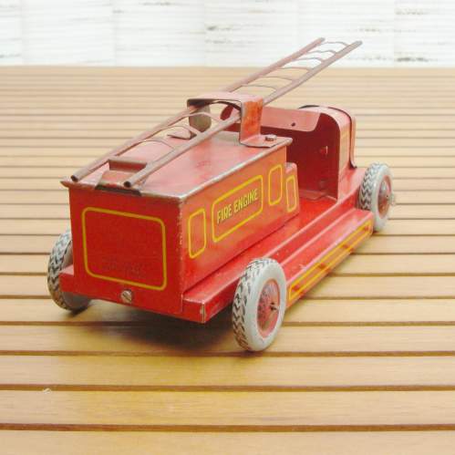 Chad Valley Tinplate Toy Fire Engine image-5
