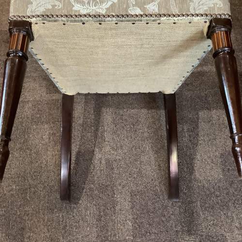 Set of Six Inlaid Regency Dining Chairs image-6