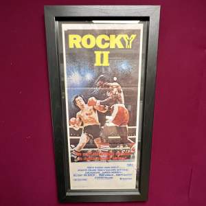 Original Rocky II Movie Poster