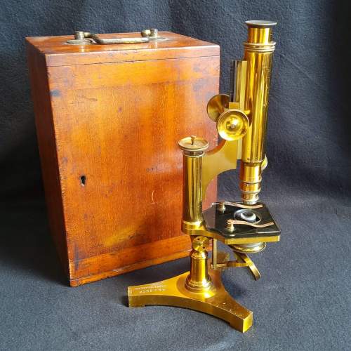 Antique J and R Beck London and Philadelphia Boxed Microscope image-5
