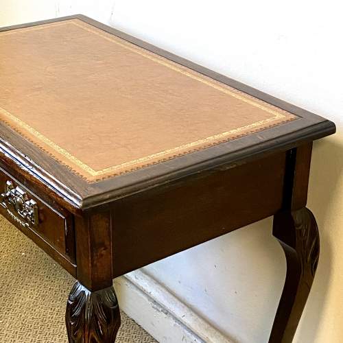 Edwardian Leather Top Writing Table image-3