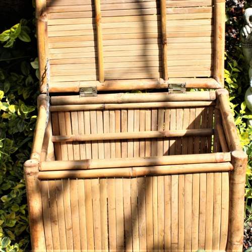 Versatile 20th Century Bamboo Storage Box image-2