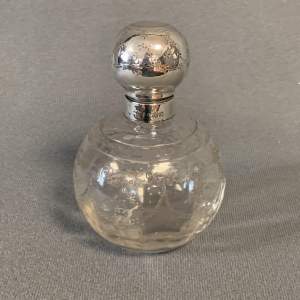 Edwardian Silver Topped Scent Bottle