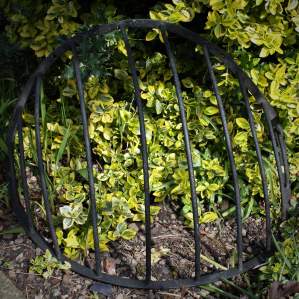 Handcrafted Iron Hay Bale Stand or Planter