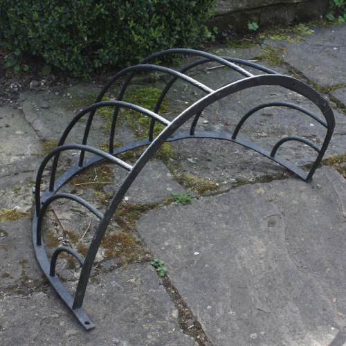 Handcrafted Iron Hay Bale Stand or Planter image-5