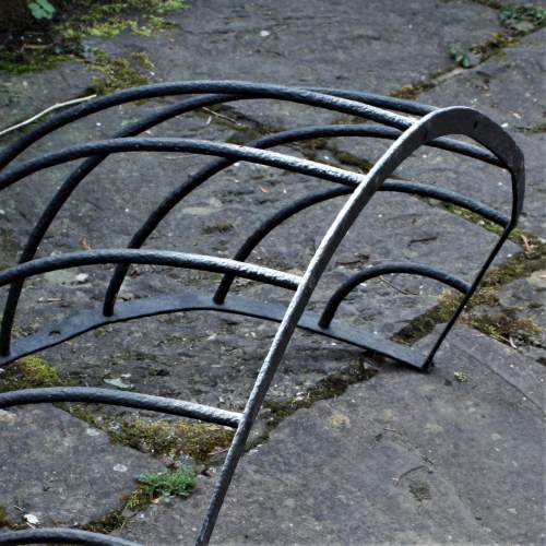 Handcrafted Iron Hay Bale Stand or Planter image-6