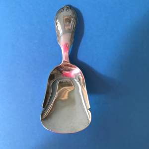 Antique Dutch Silver Caddy Spoon Maker HT