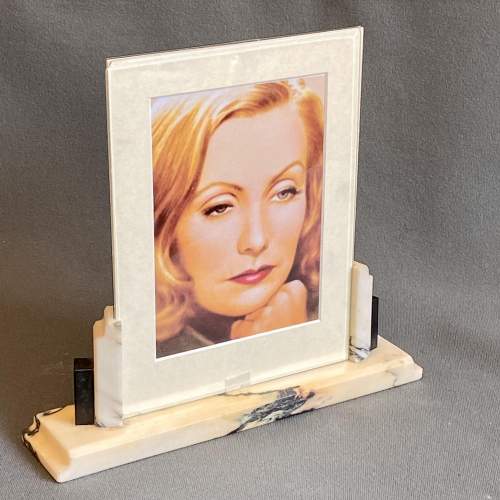 Art Deco Marble Picture Frame image-1