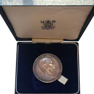 1969 Prince of Wales Investiture silver proof Piedfort medal