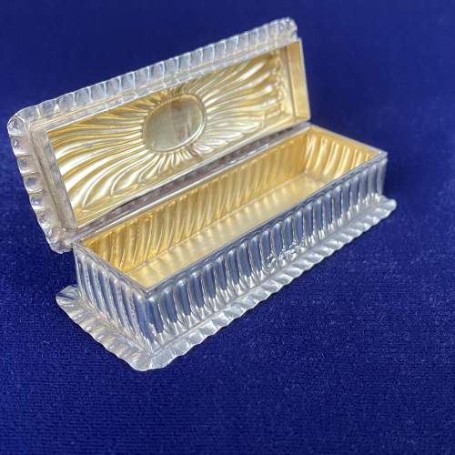 Silver Gilt Lined Table Snuff Box image-5