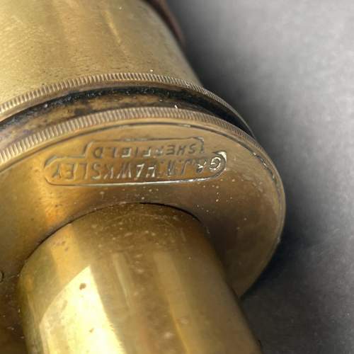 Stunning G and J.W Hawksley Sheffield Gun Powder Flask image-3