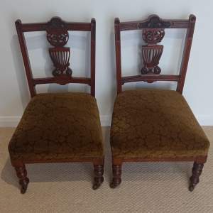 Pair of Late Victorian Nursing Chairs