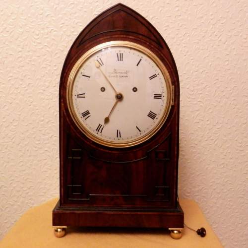 English Bracket Clock by Barraud Cornhill London image-1