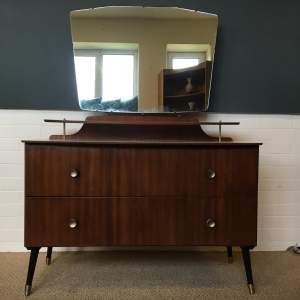 1960s Formica and Teak Dressing Table