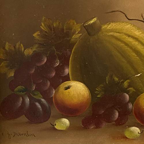 Still Life of Fruit and Vines Painting by A.J. Thornton image-2
