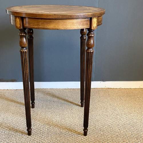 19th Century Circular Rosewood Occasional Table image-2
