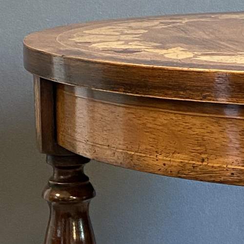 19th Century Circular Rosewood Occasional Table image-6