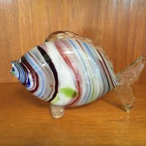 1970s Murano End Of Day Glass Fish