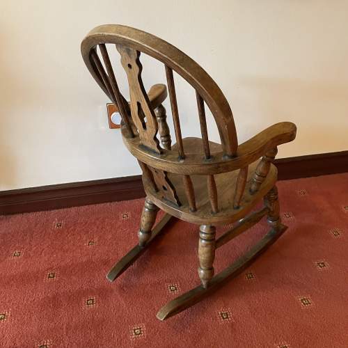 A 20th Century Childs Rocking Chair image-5