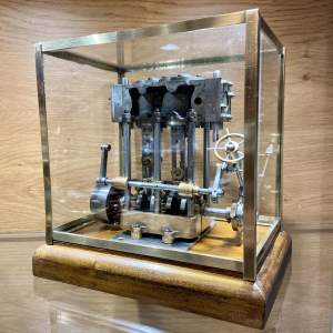 Twin Cylinder Marine Steam Engine Model
