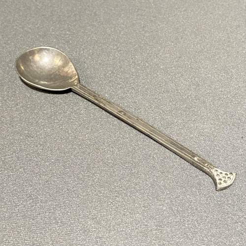 Arts & Crafts Hammered Pewter Spoon image-2