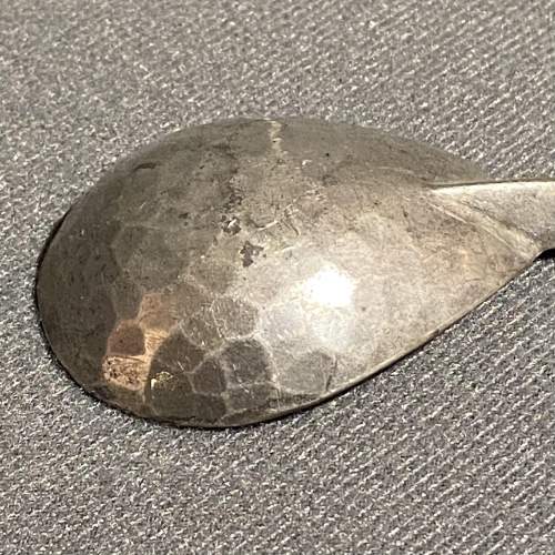 Arts & Crafts Hammered Pewter Spoon image-6