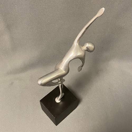 Vintage Aluminium Stylised Figurine Of A Dancer image-4