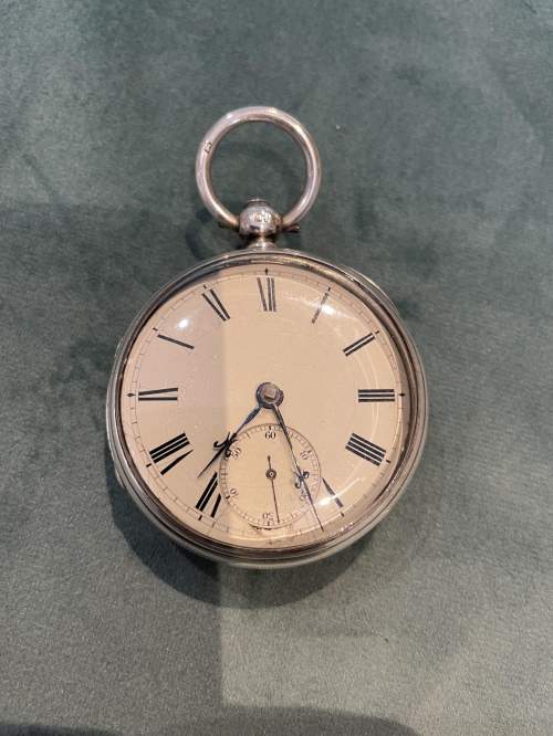 Gents Silver Pocket Fusee Watch - Janat Daukin 1871 image-2