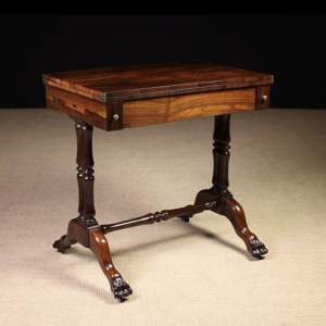 19th Century Irish Rosewood Centre Table