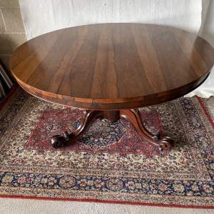 Early 19th Century Rosewood Round Table