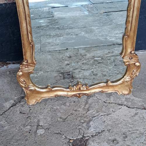 A Carved Gilt Wooden Ornate Framed Wall Mirror image-2