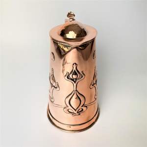 19th Century Large Arts and Crafts Copper Jug