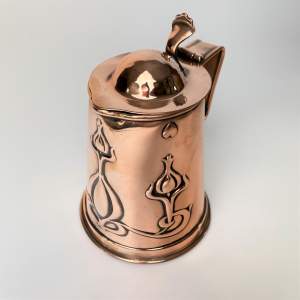 19th Century Arts and Crafts Medium  Copper Jug