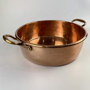 19th Century Benham and Froud of London Copper Preserve Pan