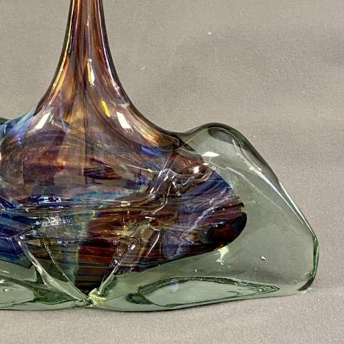 Mdina Glass Fish or Axe Head Vase image-2