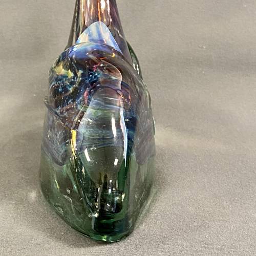 Mdina Glass Fish or Axe Head Vase image-4