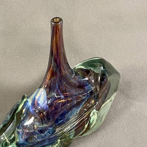 Mdina Glass Fish or Axe Head Vase image-3