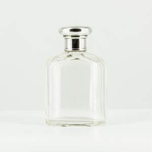 Very Nice Antique Glass and Silver Dressing Table Bottle
