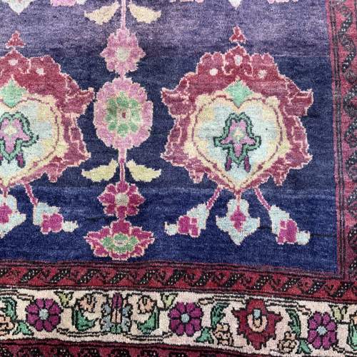 Stunning Hand Knotted Persian Rug Afshar Very Unusual Design image-3