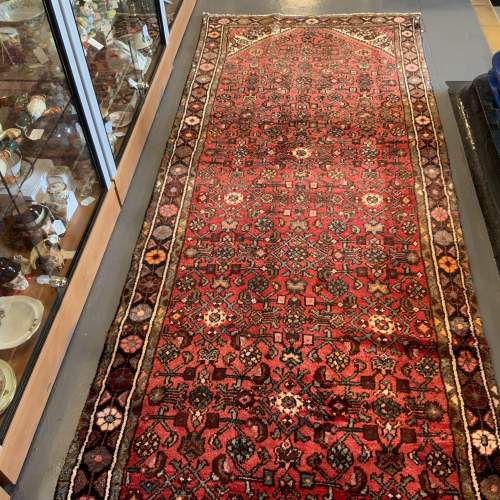 Superb Hand Knotted Persian Runner Hamadan Super All Over Design image-5