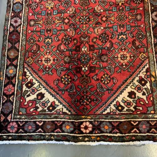 Superb Hand Knotted Persian Runner Hamadan Super All Over Design image-2
