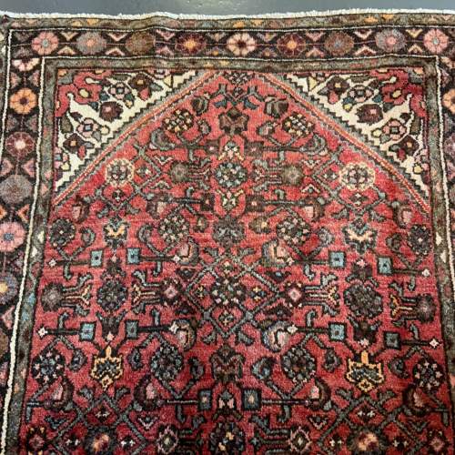 Superb Hand Knotted Persian Runner Hamadan Super All Over Design image-4