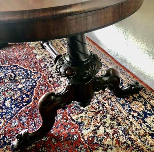 Victorian Rosewood Coffee Table image-4