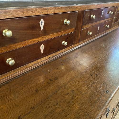 Early 19th Century Oak and Mahogany Country House Dresser image-2
