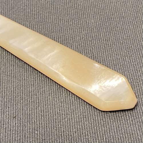 Early 19th Century Mother of Pearl Silver Paper Knife image-6